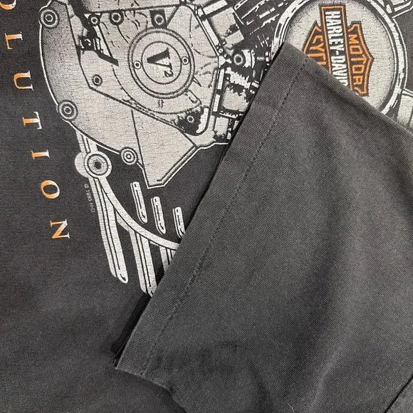 Vintage Harley Davidson 1995 Evolution Yokosuka, Japan Faded Tee